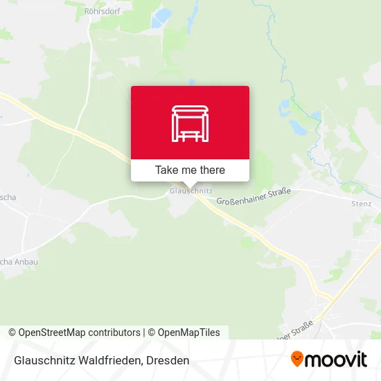 Карта Glauschnitz Waldfrieden
