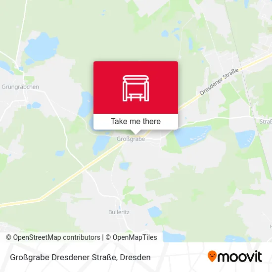 Карта Großgrabe Dresdener Straße