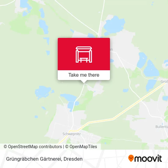 Карта Grüngräbchen Gärtnerei