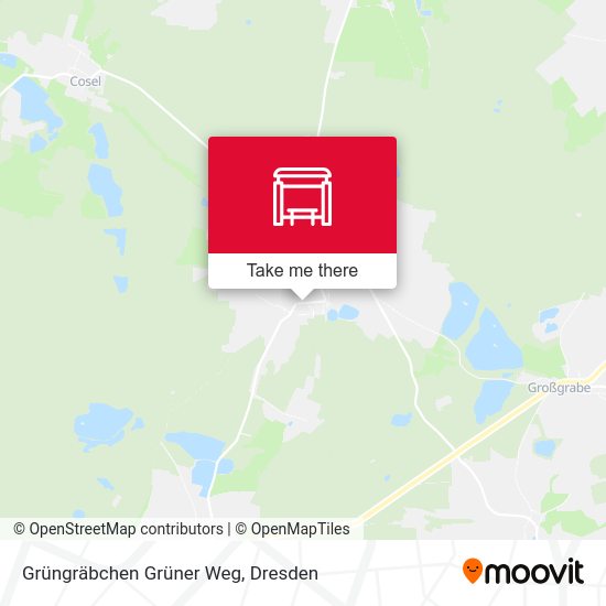 Карта Grüngräbchen Grüner Weg