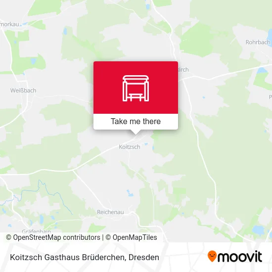 Карта Koitzsch Gasthaus Brüderchen