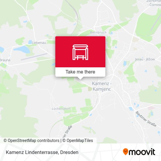 Карта Kamenz Lindenterrasse