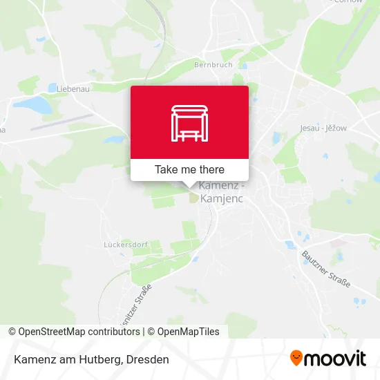 Карта Kamenz am Hutberg
