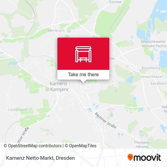 Карта Kamenz Netto-Markt