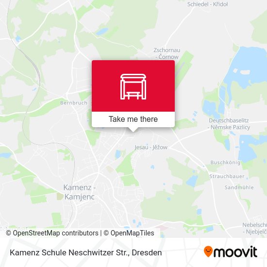 Карта Kamenz Schule Neschwitzer Str.