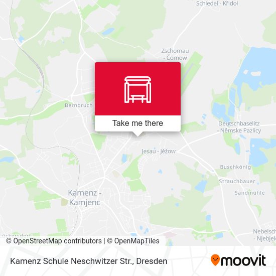 Карта Kamenz Schule Neschwitzer Str.