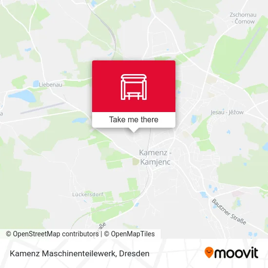 Карта Kamenz Maschinenteilewerk