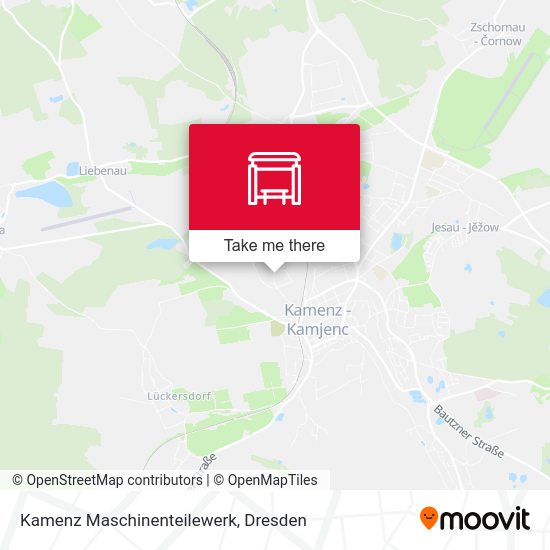 Карта Kamenz Maschinenteilewerk