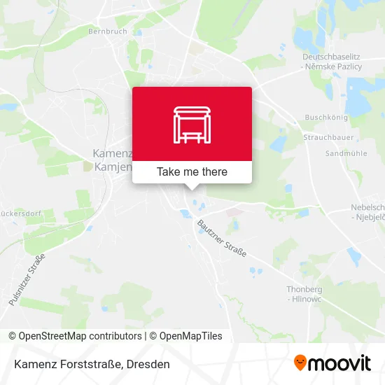 Карта Kamenz Forststraße