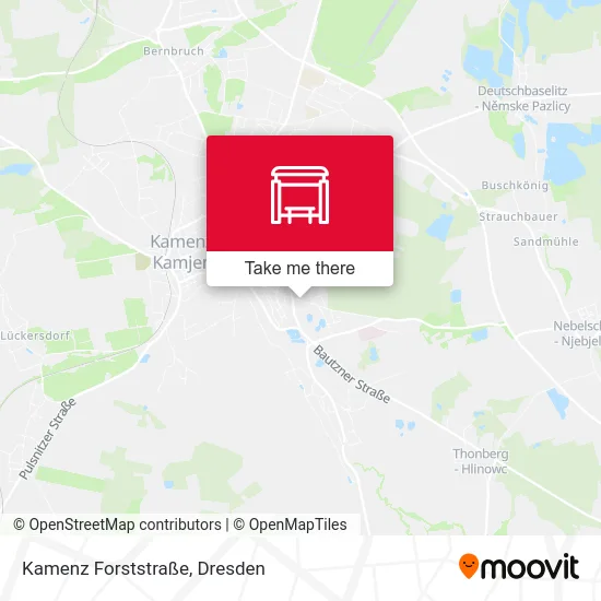 Карта Kamenz Forststraße