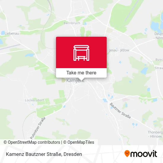 Карта Kamenz Bautzner Straße