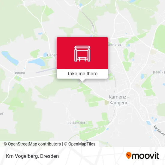 Карта Km Vogelberg
