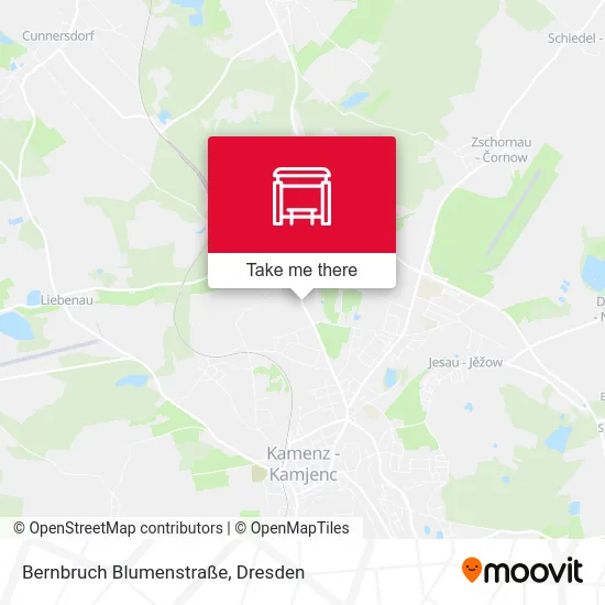 Карта Bernbruch Blumenstraße