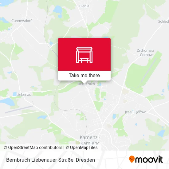 Карта Bernbruch Liebenauer Straße