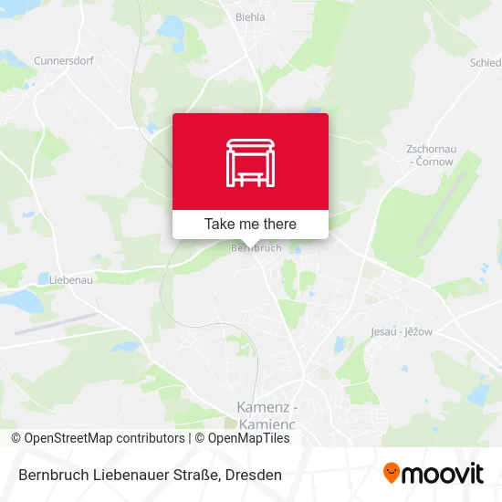 Карта Bernbruch Liebenauer Straße