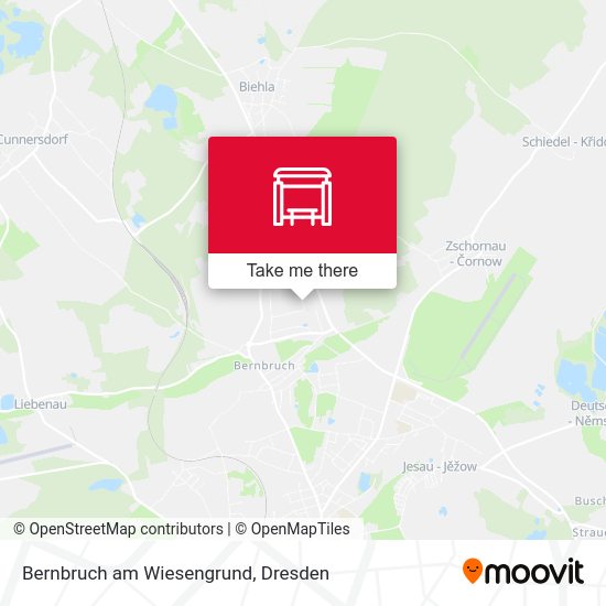 Карта Bernbruch am Wiesengrund