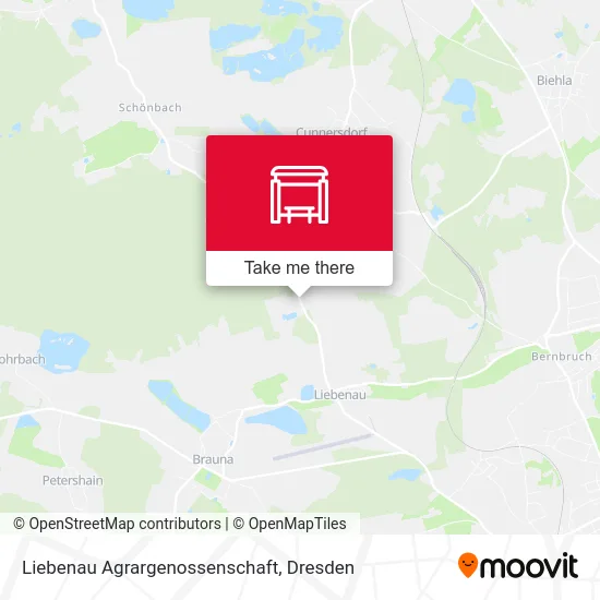 Карта Liebenau Agrargenossenschaft