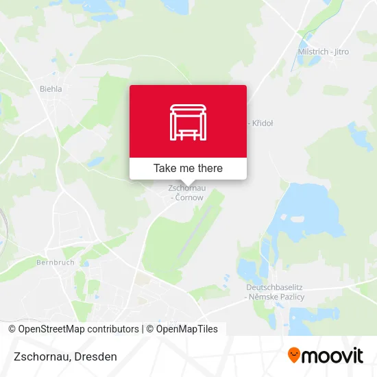 Карта Zschornau