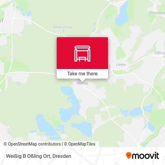 Карта Weißig B Oßling Ort