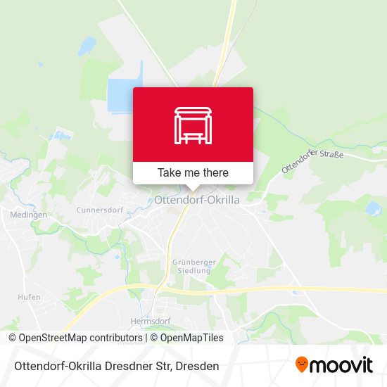 Карта Ottendorf-Okrilla Dresdner Str