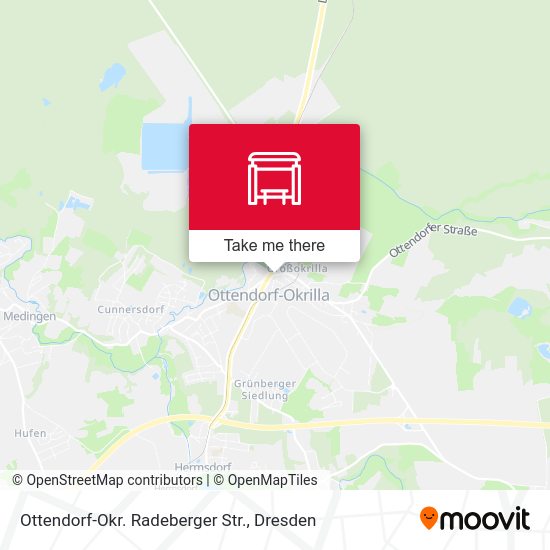 Карта Ottendorf-Okr. Radeberger Str.