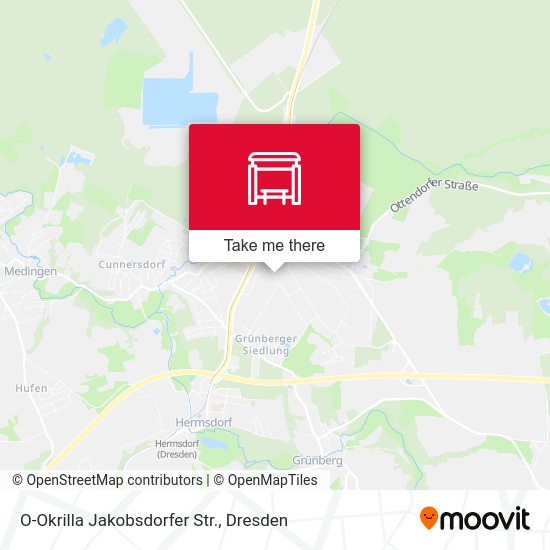 Карта O-Okrilla Jakobsdorfer Str.
