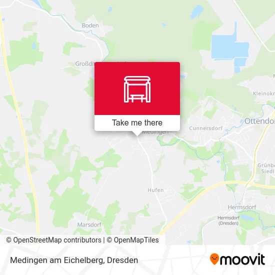 Карта Medingen am Eichelberg
