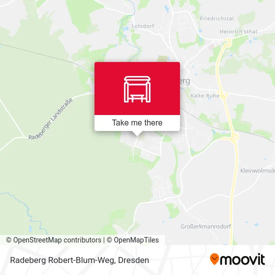 Карта Radeberg Robert-Blum-Weg