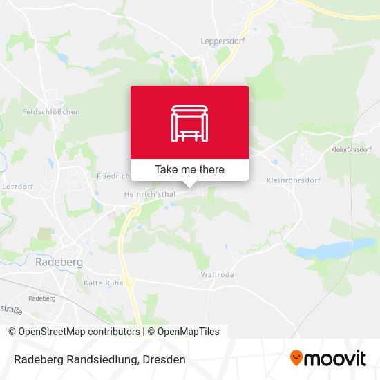 Карта Radeberg Randsiedlung