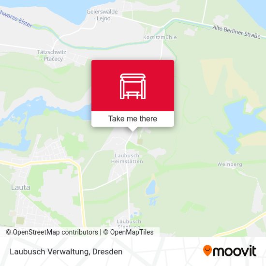 Карта Laubusch Verwaltung