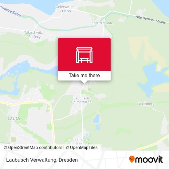 Карта Laubusch Verwaltung