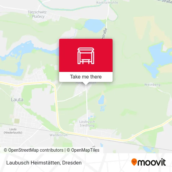 Карта Laubusch Heimstätten