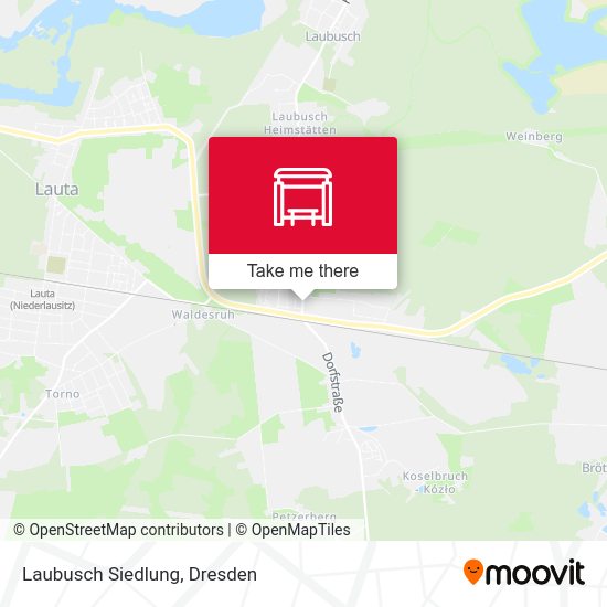 Карта Laubusch Siedlung