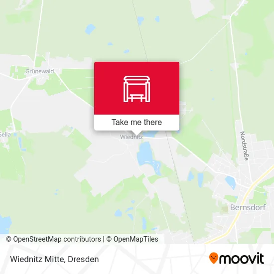 Карта Wiednitz Mitte