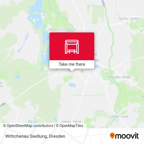 Карта Wittichenau Siedlung