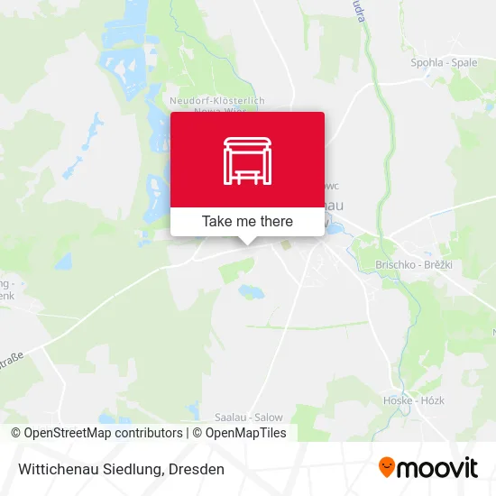 Карта Wittichenau Siedlung