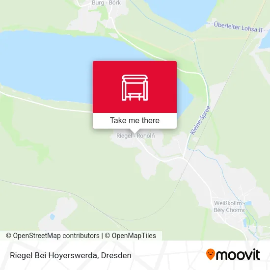 Карта Riegel Bei Hoyerswerda