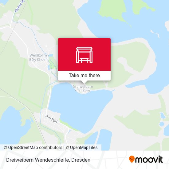 Карта Dreiweibern Wendeschleife