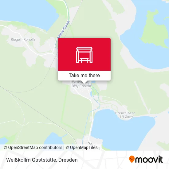 Карта Weißkollm Gaststätte