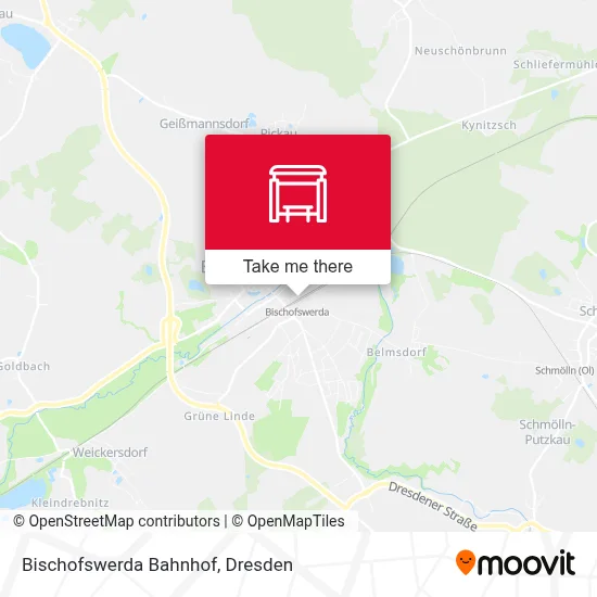 Bischofswerda Bahnhof map