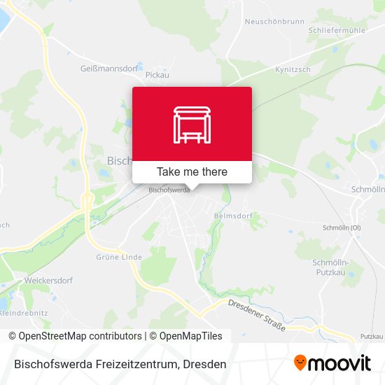 Карта Bischofswerda Freizeitzentrum