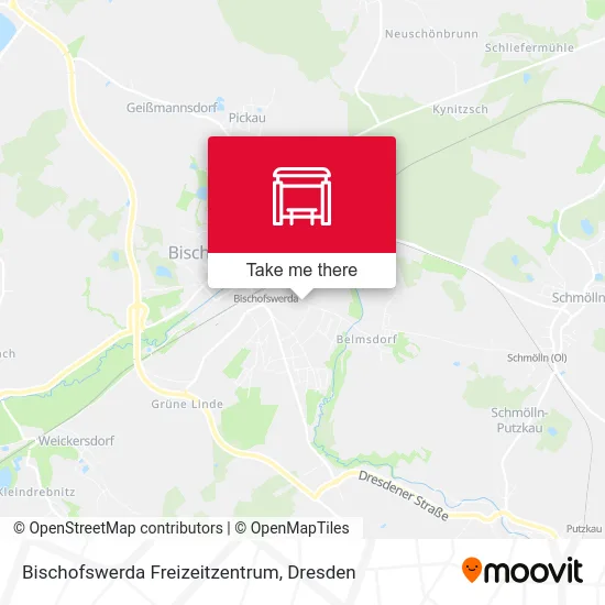 Карта Bischofswerda Freizeitzentrum