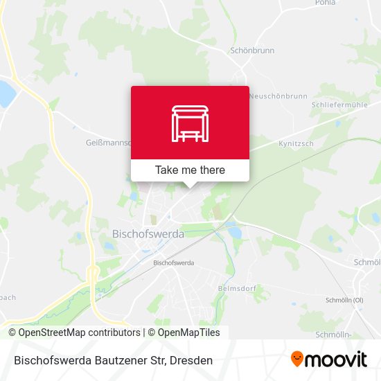 Карта Bischofswerda Bautzener Str