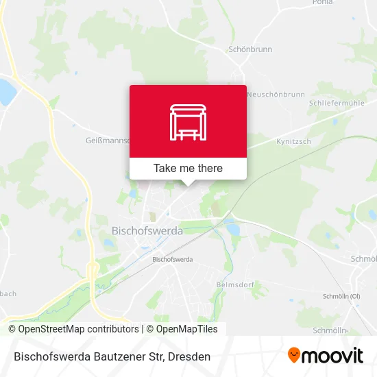 Карта Bischofswerda Bautzener Str