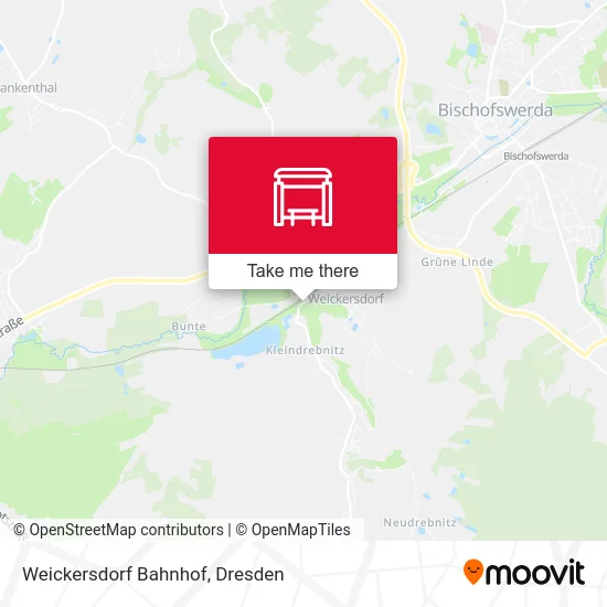 Карта Weickersdorf Bahnhof