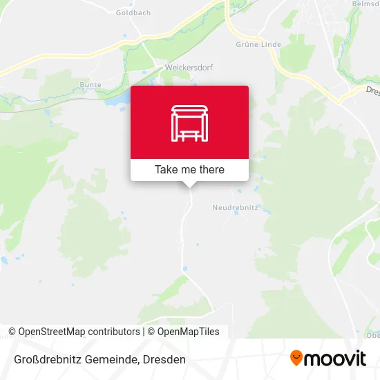 Карта Großdrebnitz Gemeinde
