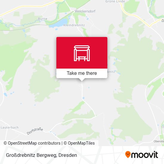 Карта Großdrebnitz Bergweg