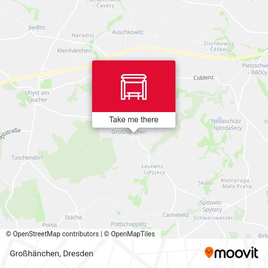 Карта Großhänchen