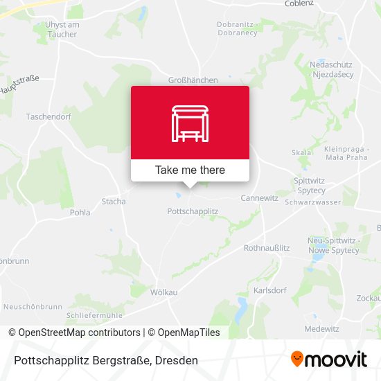 Карта Pottschapplitz Bergstraße