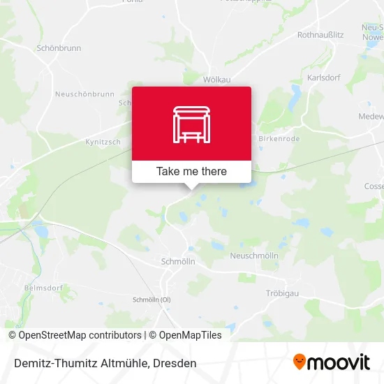 Карта Demitz-Thumitz Altmühle